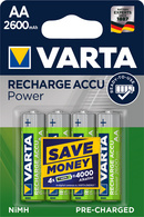 VARTA NiMH Akku Rechargeable Accu, Mignon (AA), 2.600 mAh