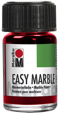 Marabu Marmorierfarbe Easy Marble, hellblau, 15 ml, Glas