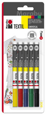Marabu Textilmarker Textil Painter, 5er Blister