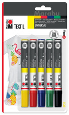 Marabu Textilmarker Textil Painter, 5er Blister