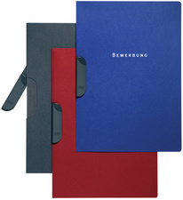Oxford Bewerbungsmappe job basic, clip-fix System, anthrazit