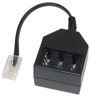 shiverpeaks BASIC-S Telefonkabel, schwarz, 3,0 m
