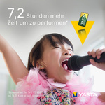 VARTA NiMH Akku Rechargeable Accu, E-Block (6F22)