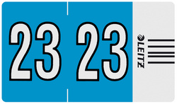 LEITZ Jahressignal Orgacolor 20, auf Streifen, weiß