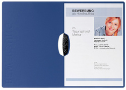 PAGNA Bewerbungsmappe Swing, DIN A4, aus Karton, beige
