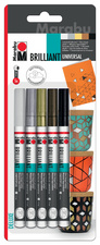 Marabu Lackmarker Brilliant Painter, 5er Blister