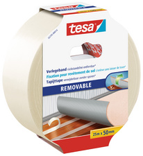 tesa Verlegeband, rückstandsfrei entfernbar, 50 mm x 10 m