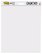 Post-it Meeting Chart Block Wall Pad, 508 x 584 mm, weiß