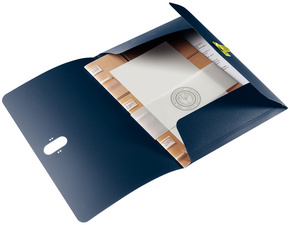 LEITZ Sammelmappe re:cycle, DIN A4, PP, dunkelblau