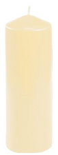 PAPSTAR Stumpenkerze, Durchmesser: 60 mm, creme