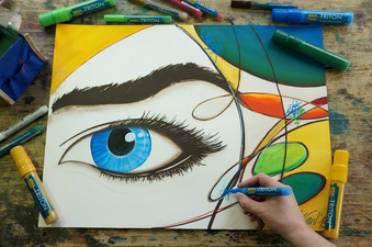 KREUL Acrylmarker SOLO Goya TRITON Acrylic 1.4, neon-gelb