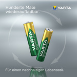 VARTA NiMH Akku Rechargeable Accu Solar, Micro (AAA/HR03)