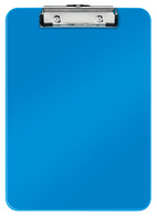 LEITZ Klemmbrett WOW, DIN A4, Polystyrol, blau-metallic