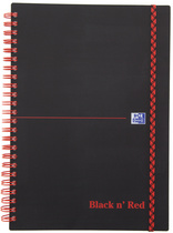 Oxford Black n Red Collegeblock, DIN A5, liniert, PP