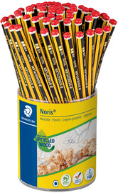 STAEDTLER Bleistift Noris mit Radierer, 72er Köcher