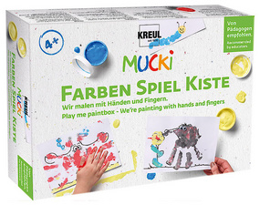 KREUL Fingerfarbe MUCKI, 5 x 50 ml Set