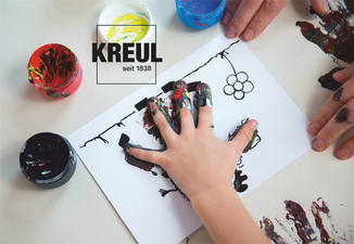 KREUL Fingerfarbe MUCKI, 5 x 50 ml Set