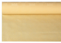 PAPSTAR Damast-Tischtuch, (B)1,2 x (L)8 m, creme