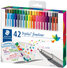 STAEDTLER Fineliner triplus BRILLIANT COLOURS, 15er Etui