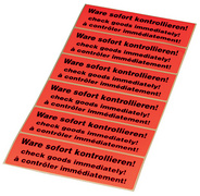 SMARTBOXPRO Hinweis-Etikettenrolle Oben - nicht stürzen!