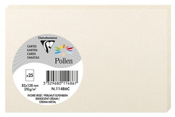 Pollen by Clairefontaine Briefkarte 82 x 128 mm, hellgrau