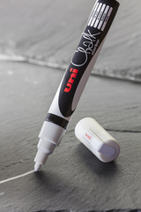 uni-ball Kreidemarker Chalk PWE-17K, gold, Keilspitze