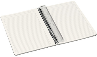LEITZ Collegeblock Office, DIN A5, kariert, 90 Blatt, blau