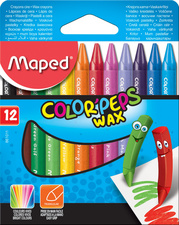 Maped Wachsmalstift COLORPEPS WAX, 12er Kartonetui