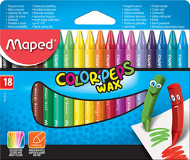 Maped Wachsmalstift COLORPEPS WAX, 12er Kartonetui