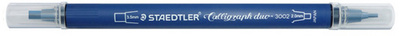STAEDTLER Kalligraphie-Doppelmarker, Keilspitze, 5er Etui