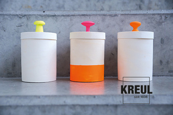 KREUL Acryl-Neonfarbe im Glas, neongelb, 50 ml