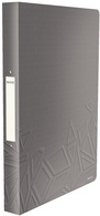 LEITZ Ringbuch Urban Chic, DIN A4, PP, dunkelgrau, 2 Ringe