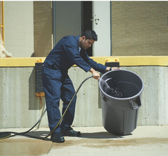 Rubbermaid Transportroller für Container BRUTE, schwarz