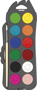 Maped Deckfarbkasten COLORPEPS, 12 Farben