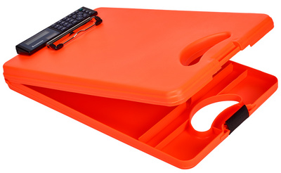 SAUNDERS Klemmbrett DeskMate II Safety, neonorange