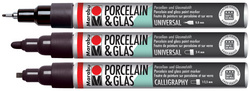 Marabu Marker Porcelain & Glas Painter, ELEGANCE