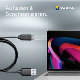 VARTA Ladekabel & Datenkabel mit USB 3.1 Type C Adapter