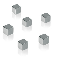 sigel Neodym-Design-Magnete Cube Strong C5, 6er Set