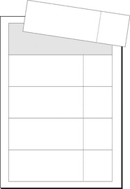sigel Eintrittskarten, 180 x 55 mm, bedruckbar, hochweiß
