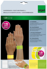 sigel Eventbänder Super Soft, fluoreszierend, sortiert