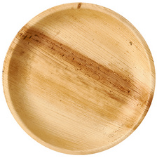 PAPSTAR Palmblatt-Teller pure, rund, 150 mm, 25er