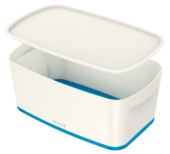 LEITZ Aufbewahrungsbox My Box, 5 Liter, weiß/blau