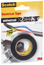 Scotch Isolierband universal, 15 mm x 10 m, rot