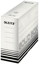 LEITZ Archiv-Schachtel Solid, weiß/hellrot, (B)100 mm