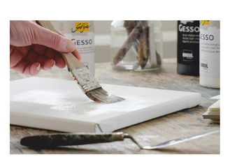 KREUL Acrylgrundierung SOLO Goya Gesso, weiß, 2,5 Liter