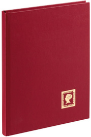 PAGNA Briefmarkenalbum, weinrot, DIN A5, 32 Seiten