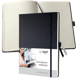 sigel Notizbuch Conceptum, DIN A4, kariert, 97 Blatt