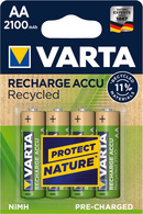 VARTA NiMH Akku RECHARGE ACCU Recycled, Mignon AA, 2100mAh