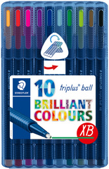 STAEDTLER Kugelschreiber triplus ball 437 XB, 10er Etui