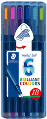 STAEDTLER Kugelschreiber triplus ball 437 XB, 10er Etui